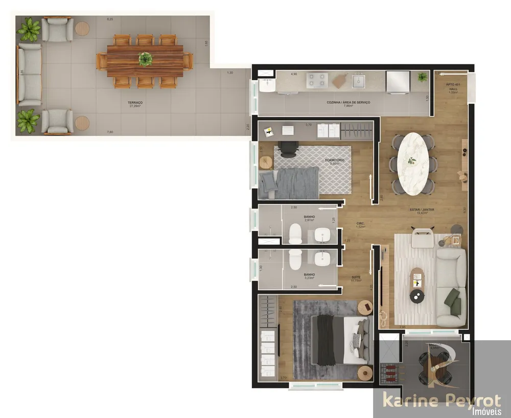 Apartamento, 2 quartos, 74 m² - Foto 24