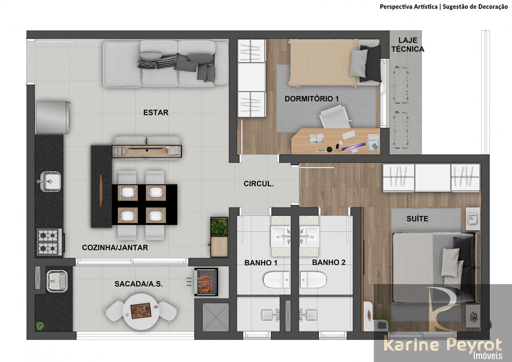 Apartamento, 3 quartos, 73 m² - Foto 39