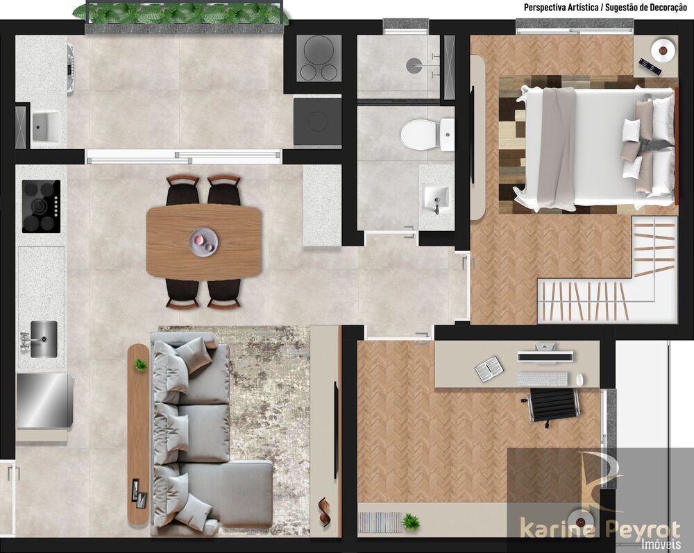 Apartamento, 2 quartos, 58 m² - Foto 6