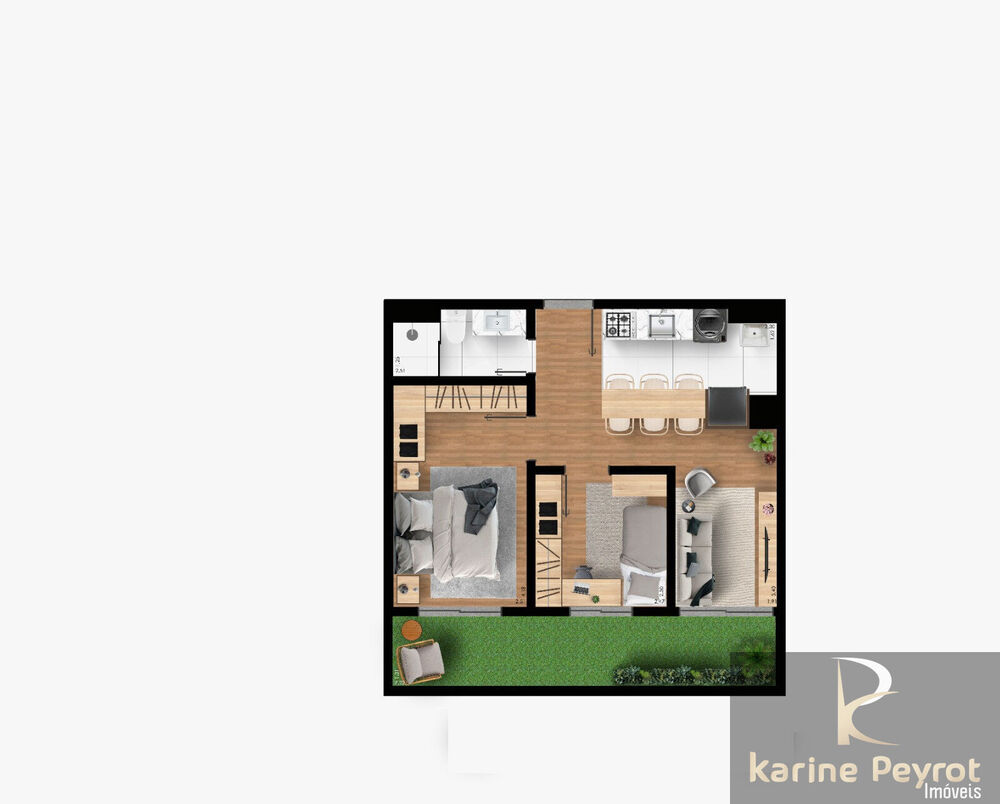 Apartamento à venda com 2 quartos, 44m² - Foto 8