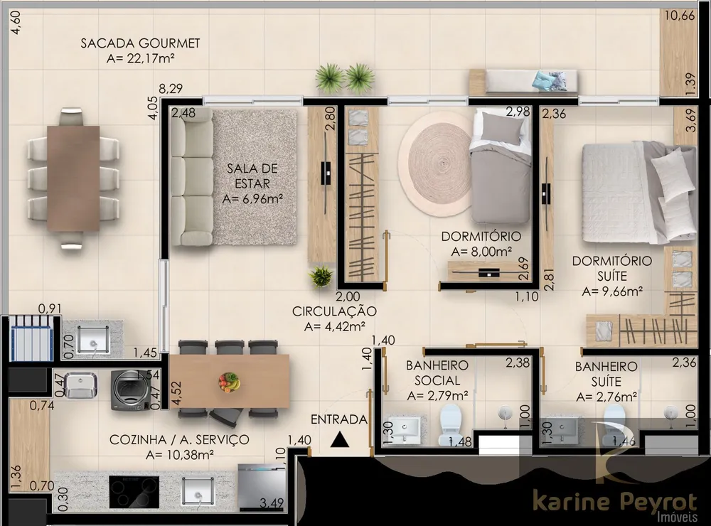 Apartamento, 2 quartos, 76 m² - Foto 19