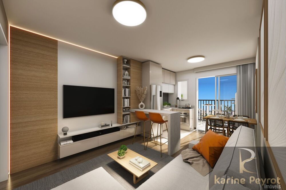 Apartamento à venda com 1 quarto, 44m² - Foto 2