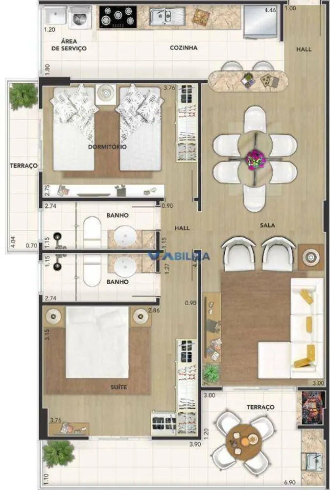 Apartamento, 2 quartos, 87 m² - Foto 5
