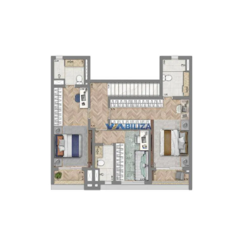 Apartamento, 3 quartos, 157 m² - Foto 8
