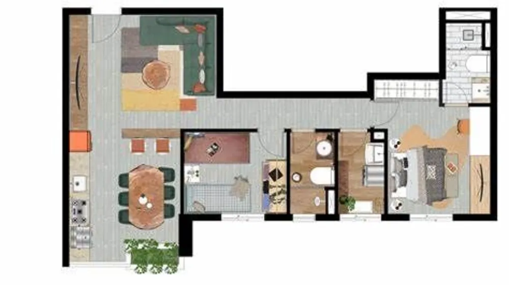 Apartamento, 2 quartos, 83 m² - Foto 1