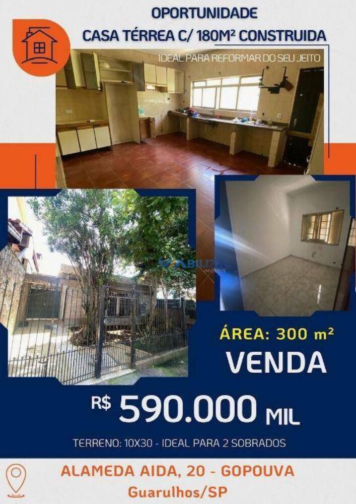 Casa à venda com 2 quartos, 180m² - Foto 1