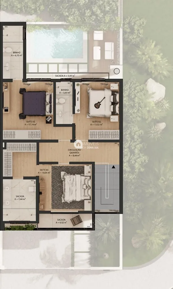 Casa, 3 quartos, 188 m² - Foto 2