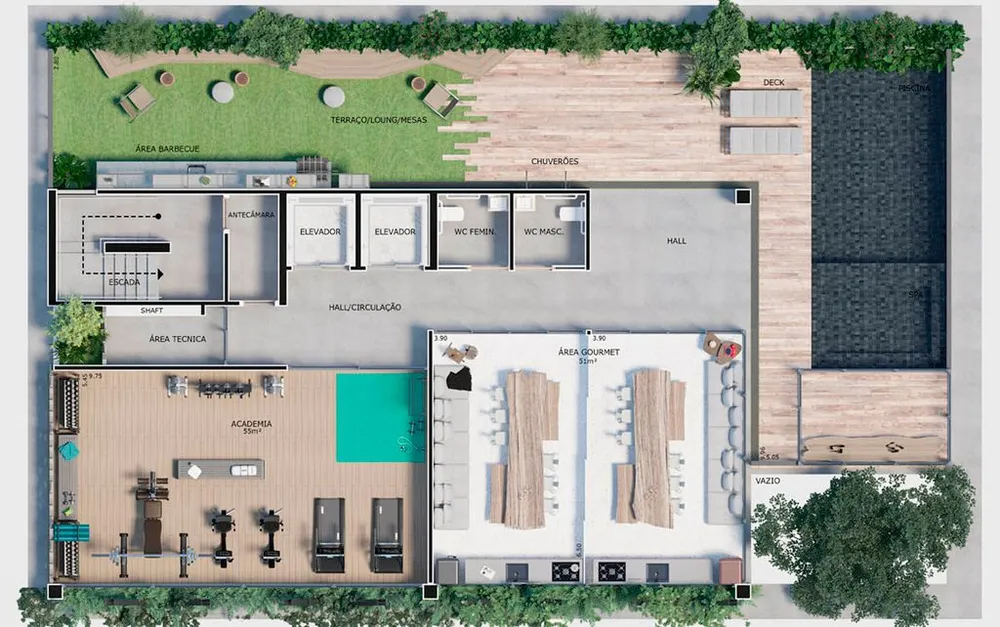 Flat/Apart Hotel, 1 quarto, 30 m² - Foto 16