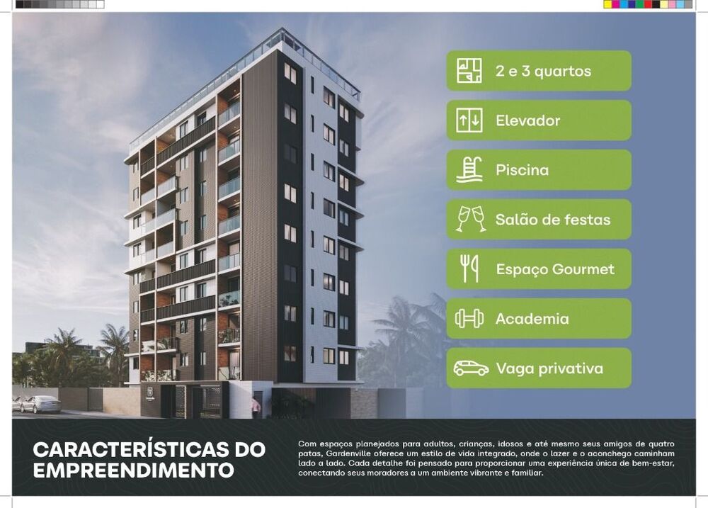 Apartamento, 3 quartos, 66 m² - Foto 1