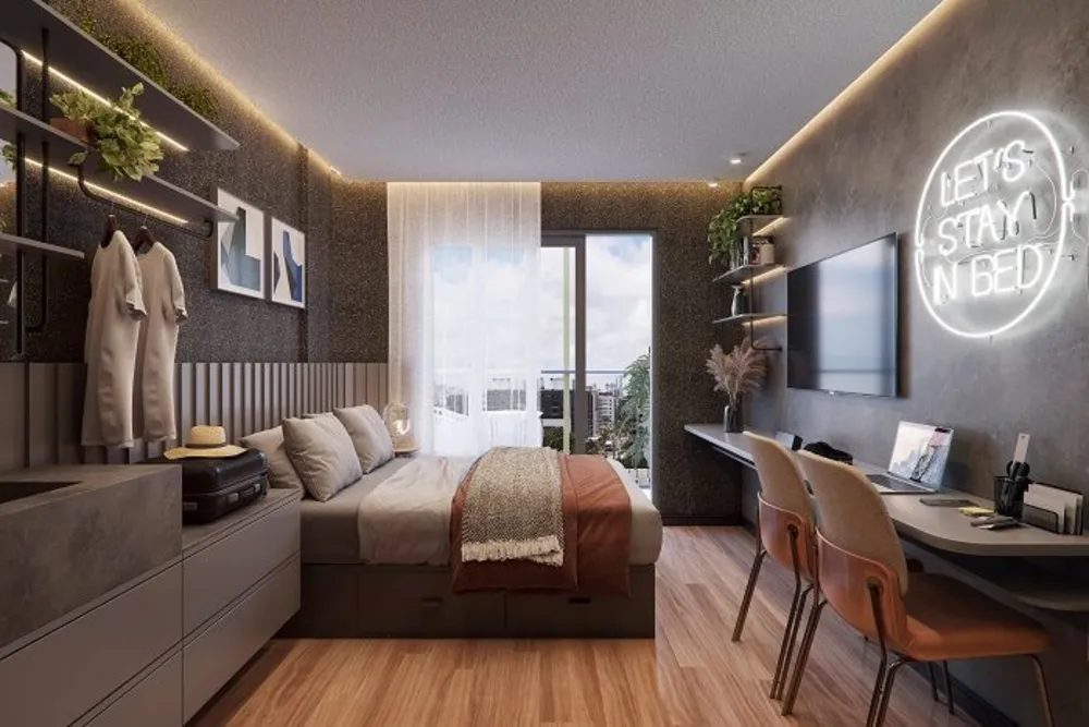 Flat/Apart Hotel, 1 quarto, 44 m² - Foto 16