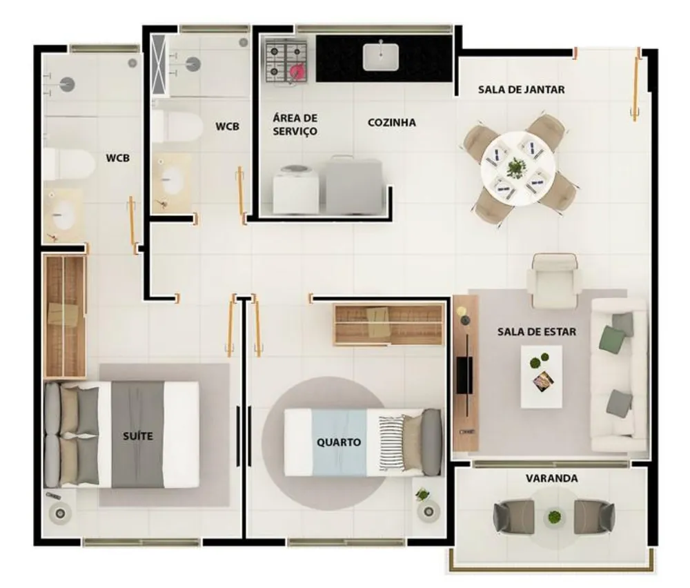 Flat/Apart Hotel, 1 quarto, 36 m² - Foto 6