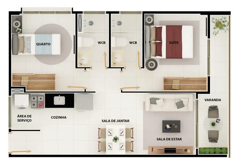 Flat/Apart Hotel, 1 quarto, 36 m² - Foto 5