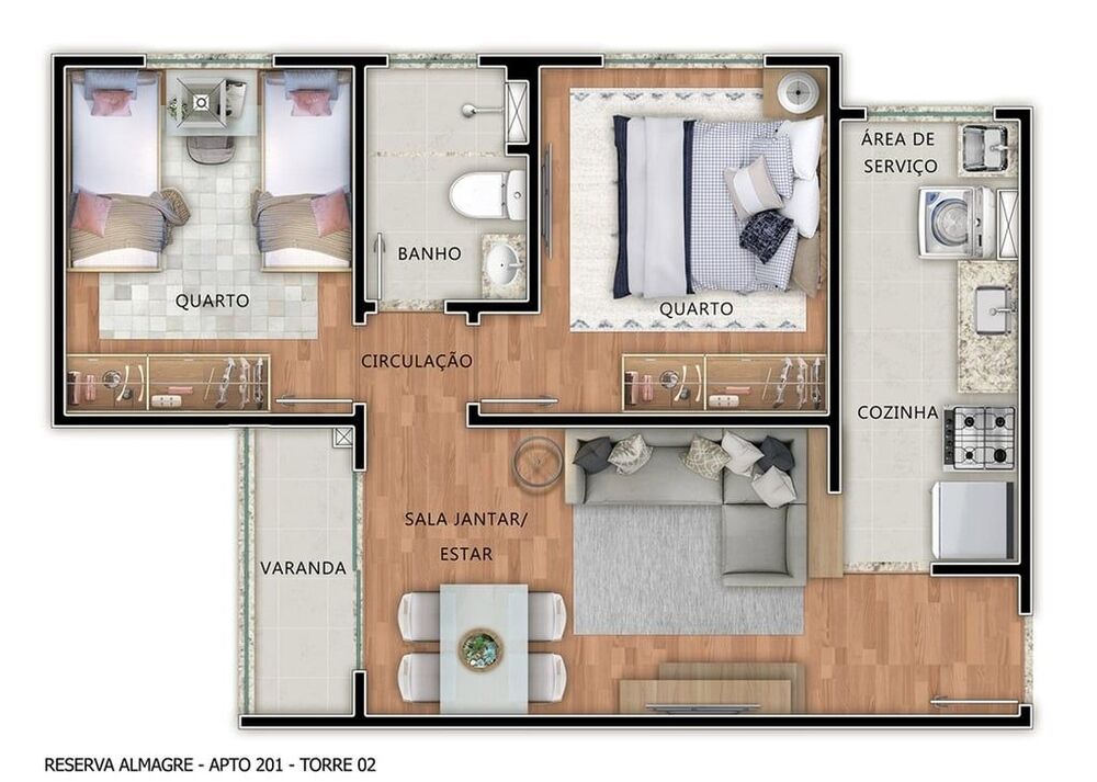 Apartamento à venda com 2 quartos, 46m² - Foto 13