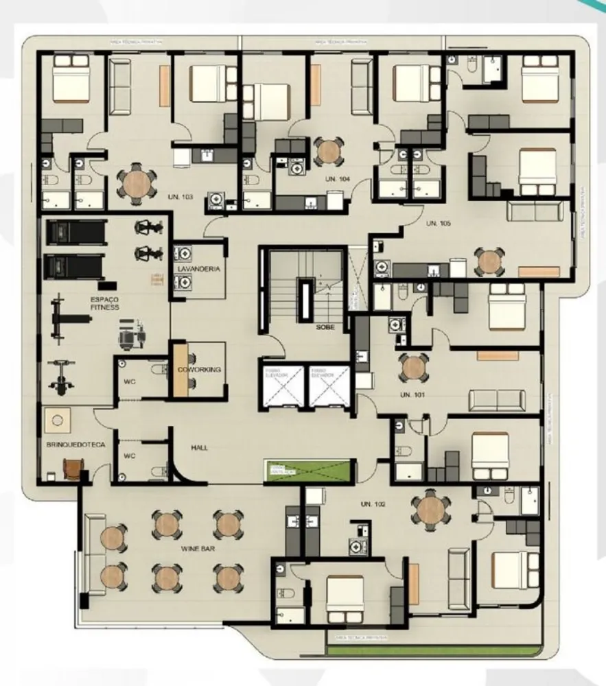 Apartamento, 2 quartos, 50 m² - Foto 1