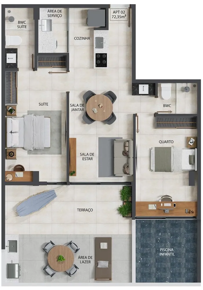 Flat/Apart Hotel, 1 quarto, 27 m² - Foto 4