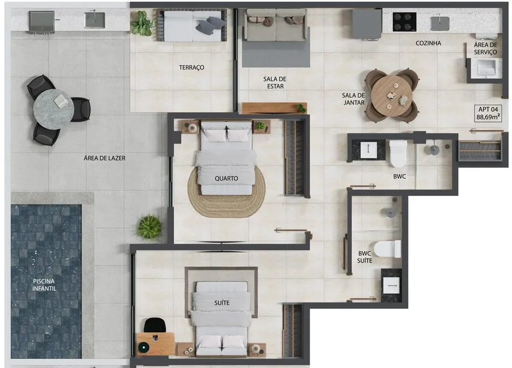 Flat/Apart Hotel, 1 quarto, 27 m² - Foto 10