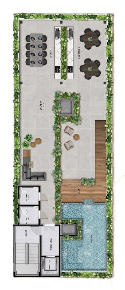 Apartamento, 2 quartos, 57 m² - Foto 2