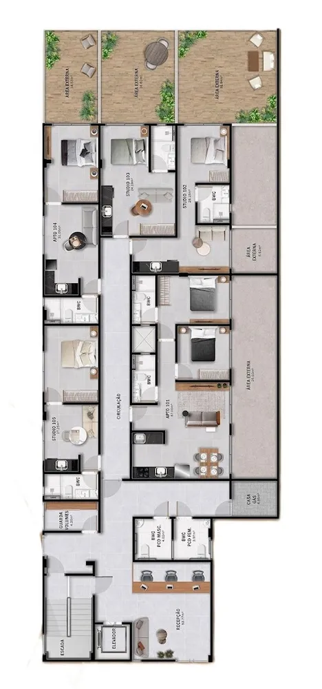 Apartamento, 2 quartos, 57 m² - Foto 11