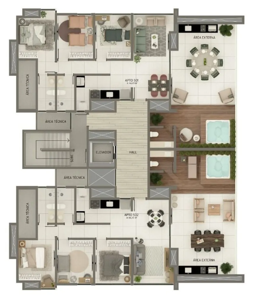 Apartamento, 2 quartos, 55 m² - Foto 20