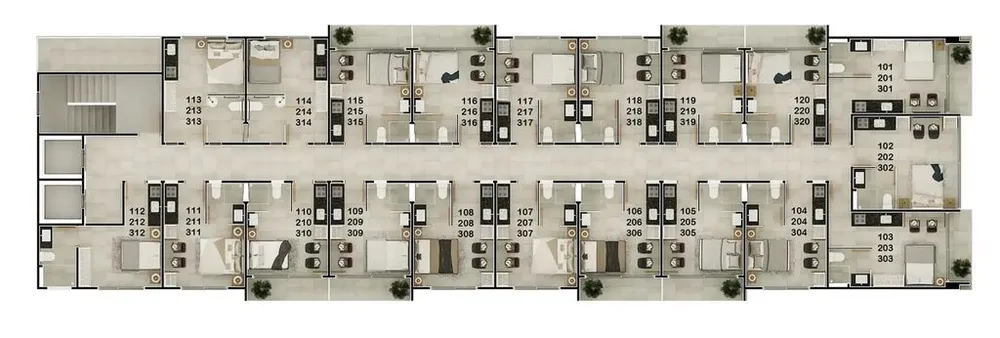 Flat/Apart Hotel, 1 quarto, 18 m² - Foto 11