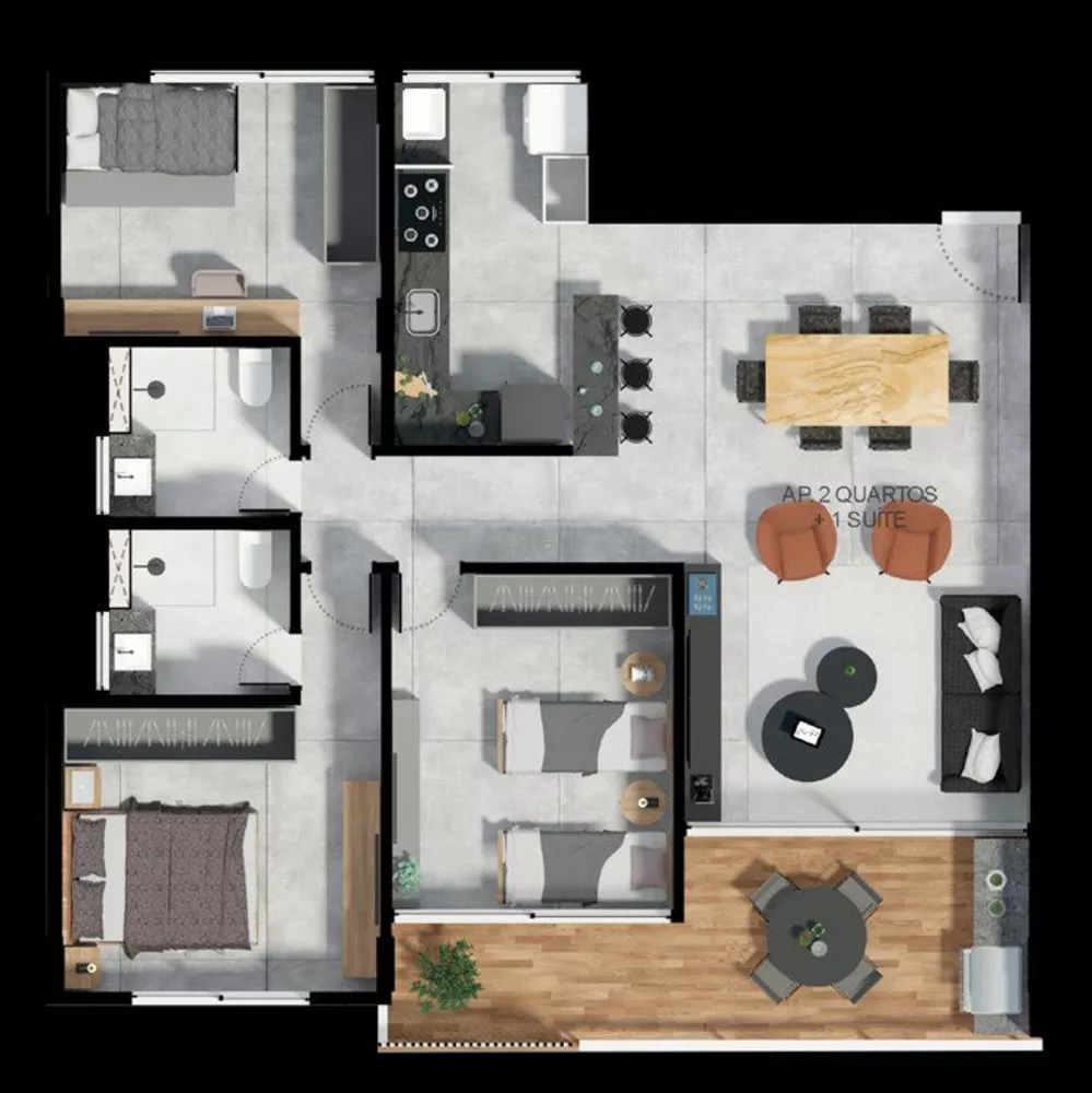 Apartamento, 3 quartos, 104 m² - Foto 4