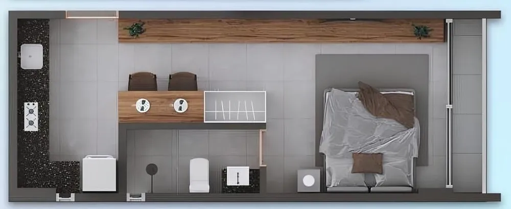 Kitnet-Studio, 24 m² - Foto 3