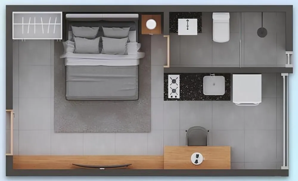 Kitnet-Studio, 24 m² - Foto 11