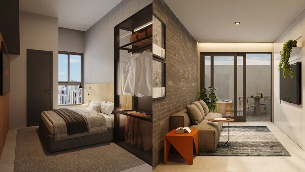 Flat/Apart Hotel, 1 quarto, 37 m² - Foto 4