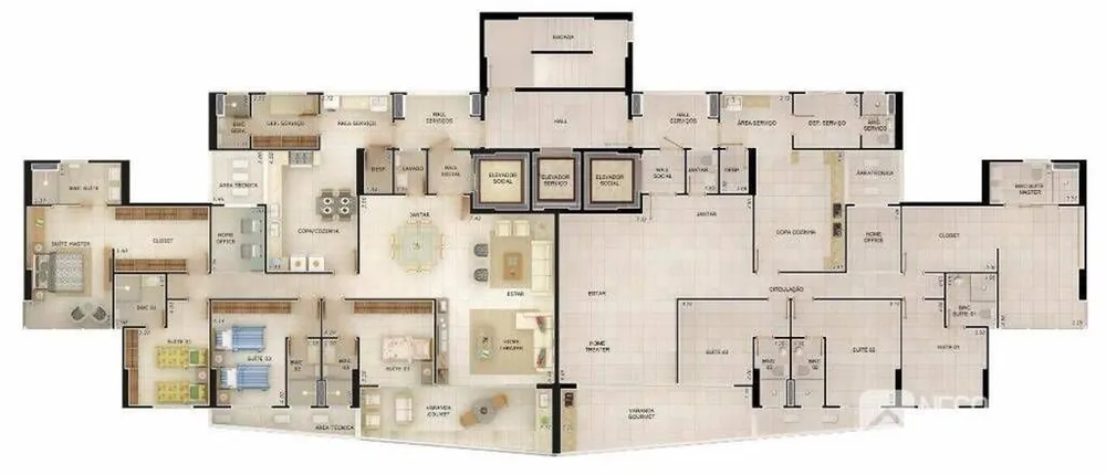 Apartamento, 4 quartos, 206 m² - Foto 16
