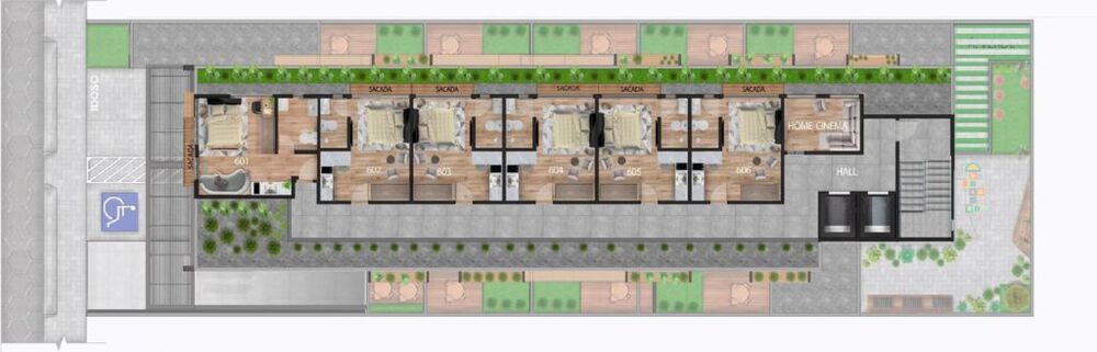 Apartamento, 1 quarto, 22 m² - Foto 8