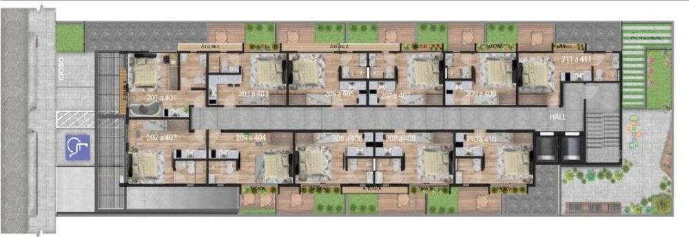 Apartamento, 1 quarto, 22 m² - Foto 7