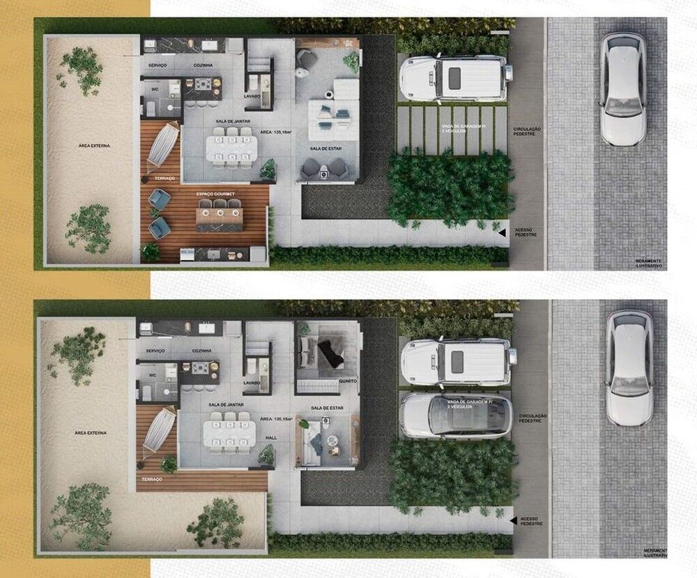 Casa de Condomínio, 3 quartos - Foto 4