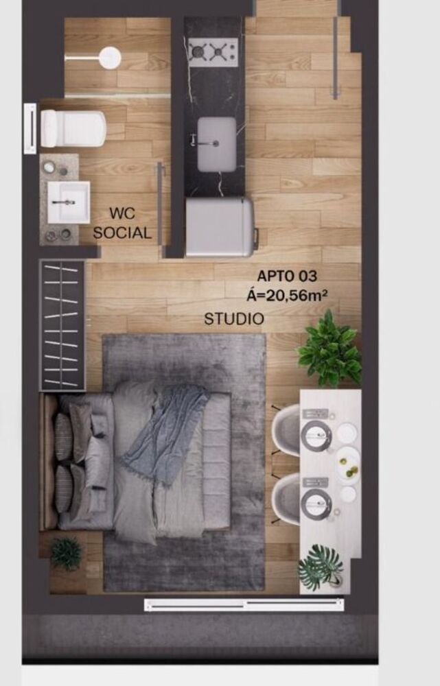 Apartamento, 2 quartos, 59 m² - Foto 31