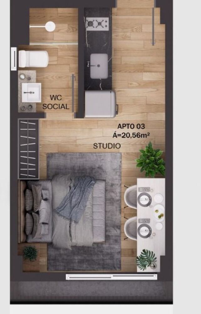 Apartamento, 2 quartos, 59 m² - Foto 13
