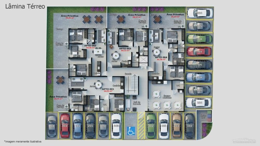 Apartamento à venda com 3 quartos, 59m² - Foto 7