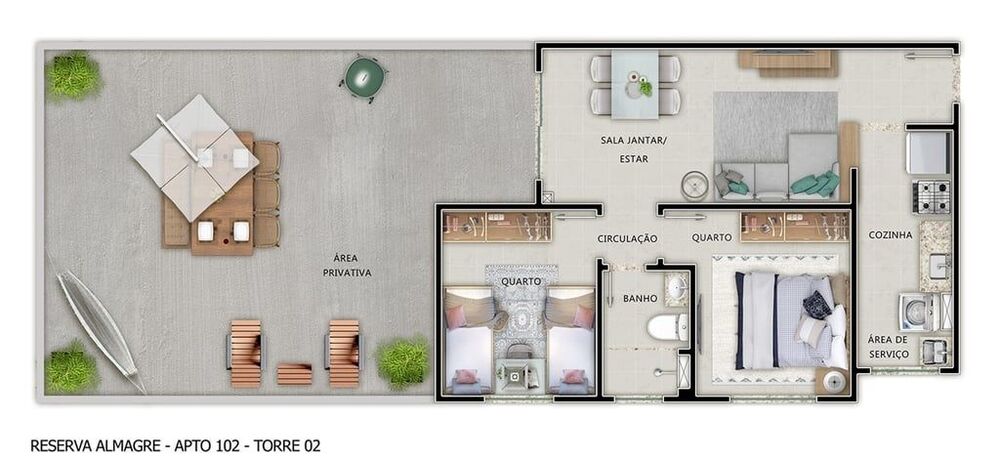Apartamento para alugar com 2 quartos, 79m² - Foto 20