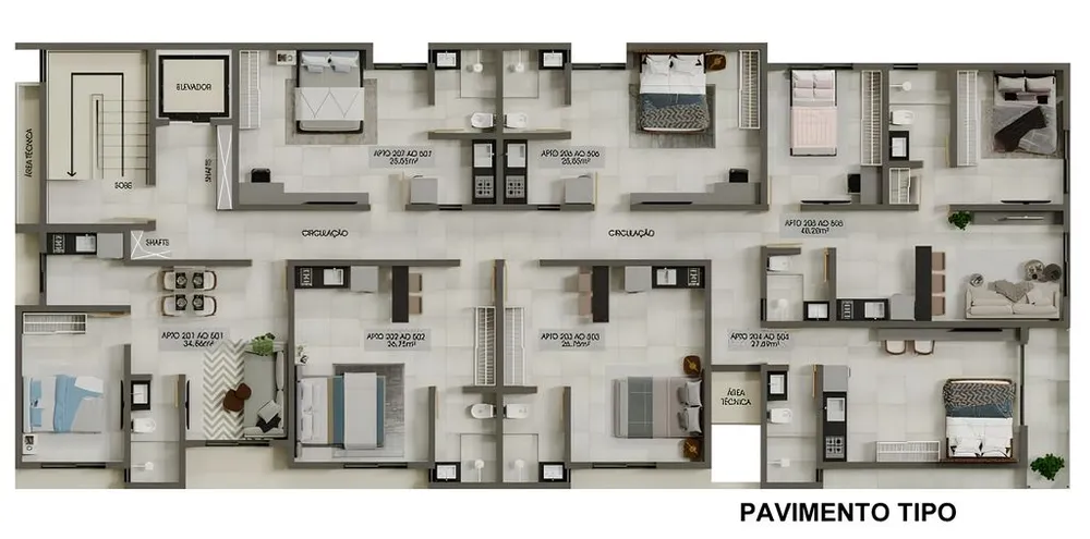 Apartamento, 2 quartos, 48 m² - Foto 7