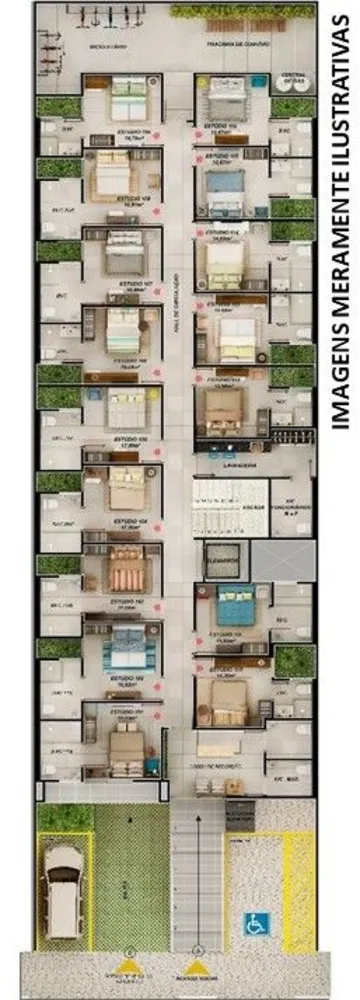 Flat/Apart Hotel, 1 quarto, 18 m² - Foto 11