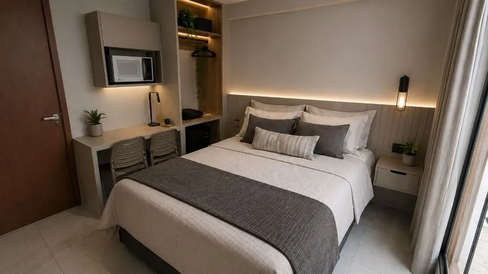 Flat/Apart Hotel, 1 quarto, 18 m² - Foto 2