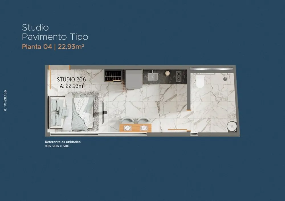 Flat/Apart Hotel, 1 quarto, 21 m² - Foto 12