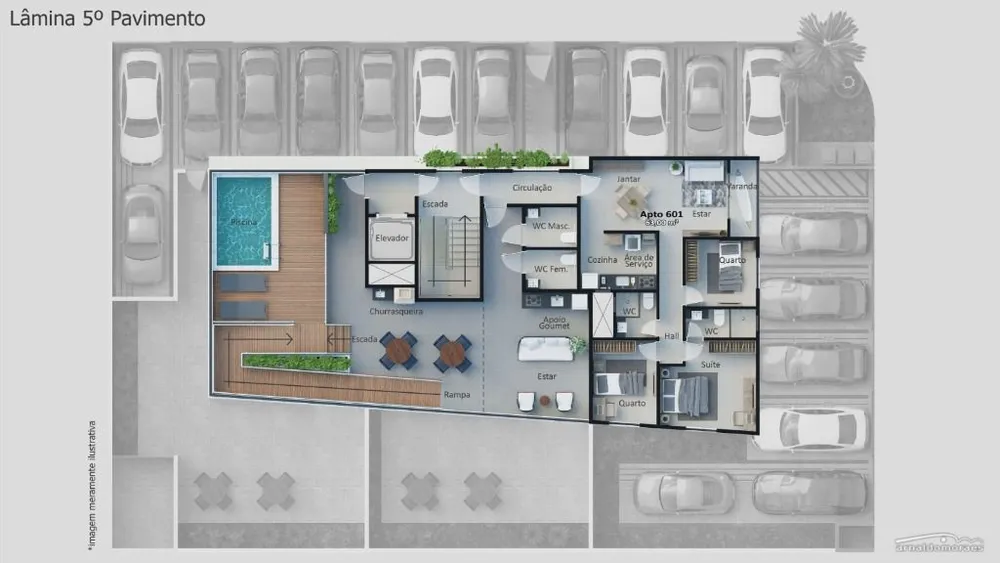 Apartamento, 2 quartos, 58 m² - Foto 17