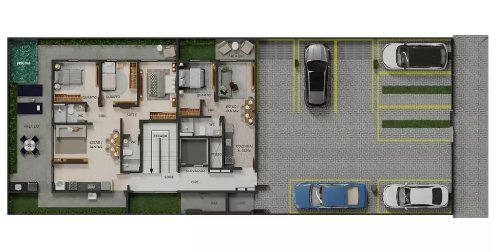 Cobertura, 2 quartos, 51 m² - Foto 6