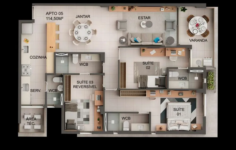 Apartamento, 3 quartos, 108 m² - Foto 16