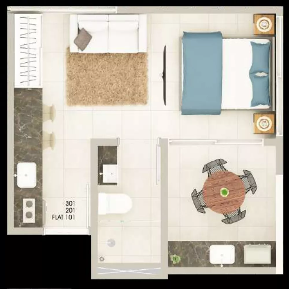 Kitnet-Studio, 29 m² - Foto 7