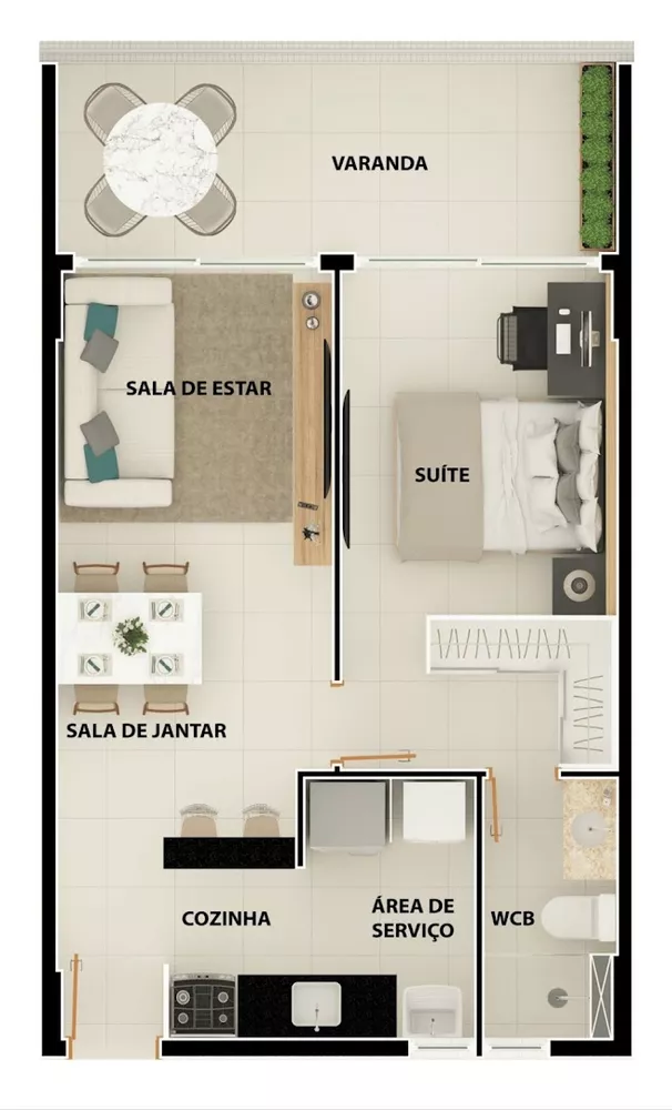 Loja-Salão, 50 m² - Foto 5