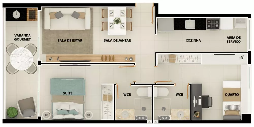 Loja-Salão, 50 m² - Foto 3