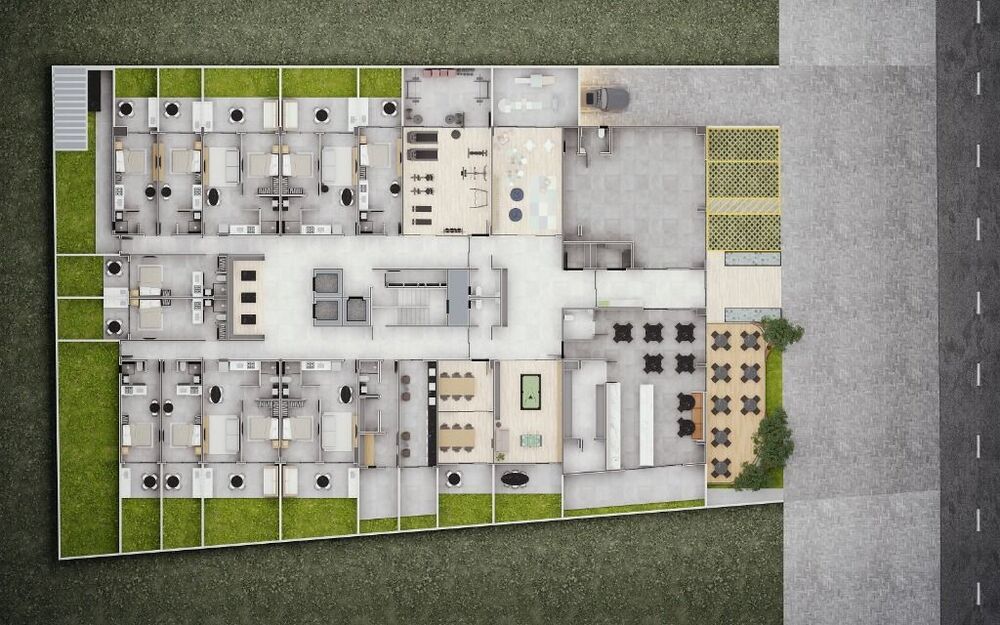 Apartamento, 1 quarto, 39 m² - Foto 2