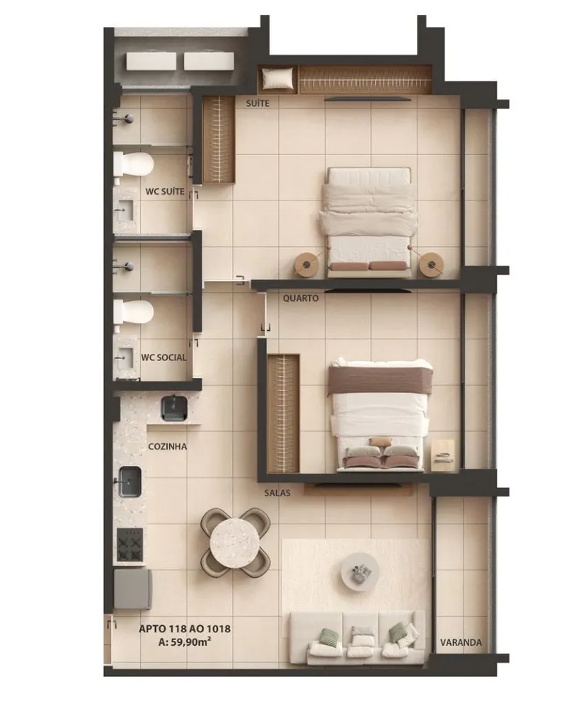 Flat/Apart Hotel, 1 quarto, 24 m² - Foto 16