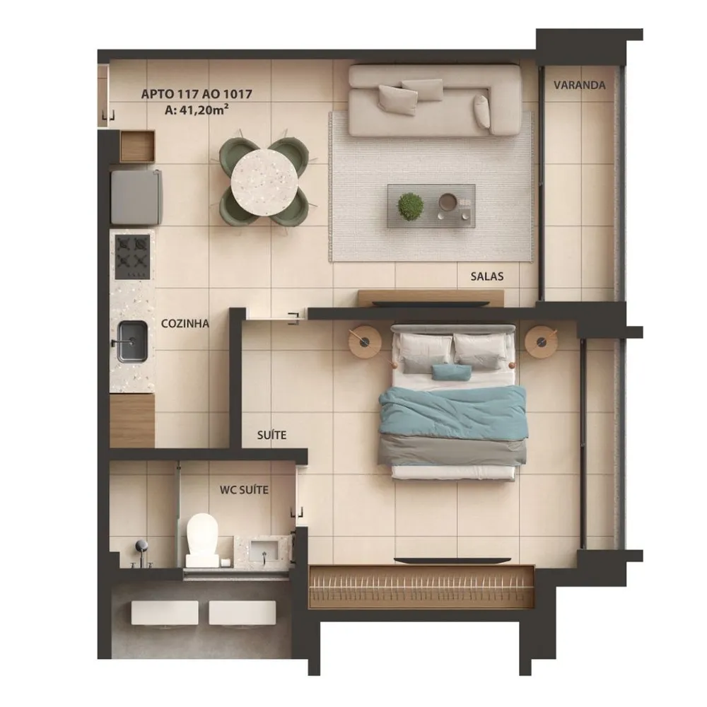 Flat/Apart Hotel, 1 quarto, 24 m² - Foto 15