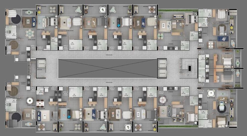 Apartamento, 1 quarto, 44 m² - Foto 15